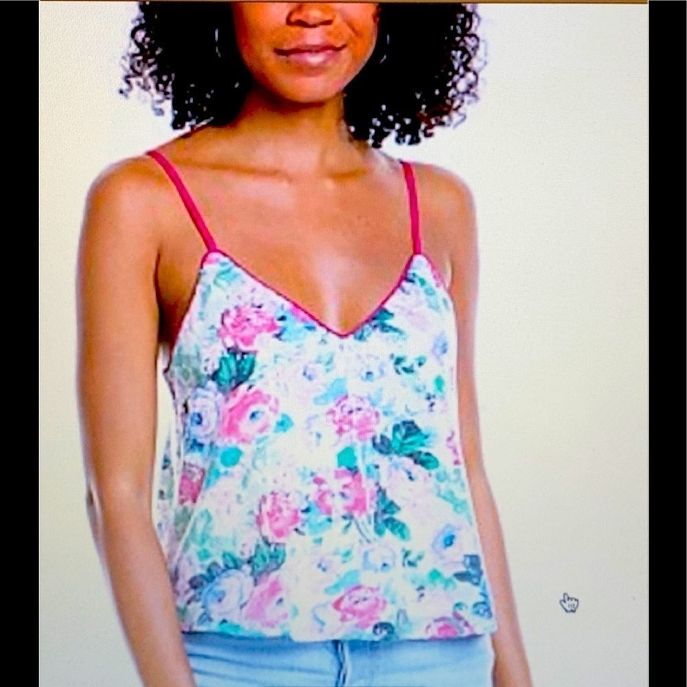 WAYF Swing Sequin Cami Sz M NWT